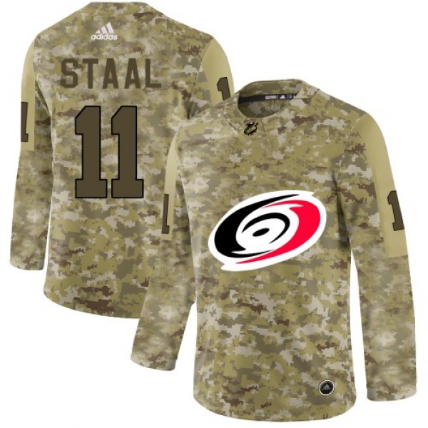 Adidas Carolina Hurricanes #11 Jordan Staal Camo A...