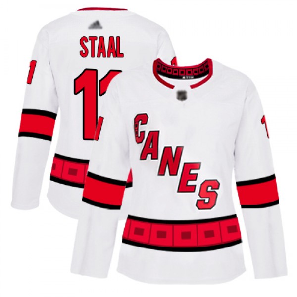 Adidas Carolina Hurricanes #11 Jordan Staal White ...