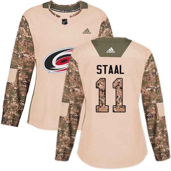 Adidas Carolina Hurricanes #11 Jordan Staal Camo A...