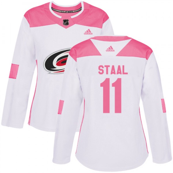 Adidas Carolina Hurricanes #11 Jordan Staal White/...