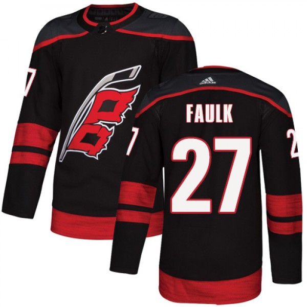 Adidas Carolina Hurricanes #27 Justin Faulk Black ...