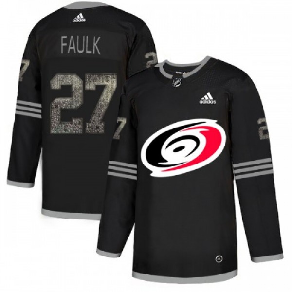 Adidas Carolina Hurricanes #27 Justin Faulk Black ...