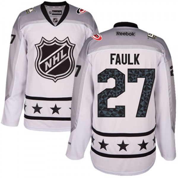 Carolina Hurricanes #27 Justin Faulk White 2017 Al...