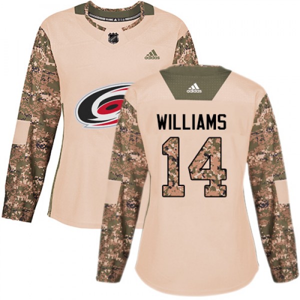 Adidas Carolina Hurricanes #14 Justin Williams Cam...