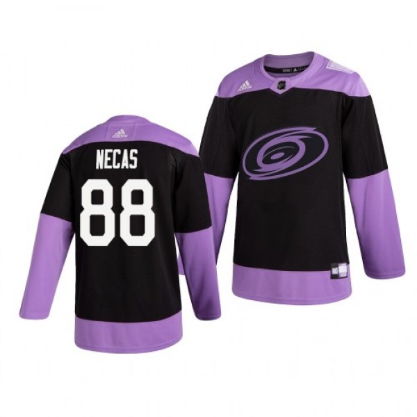 Carolina Carolina Hurricanes #88 Martin Necas Adid...