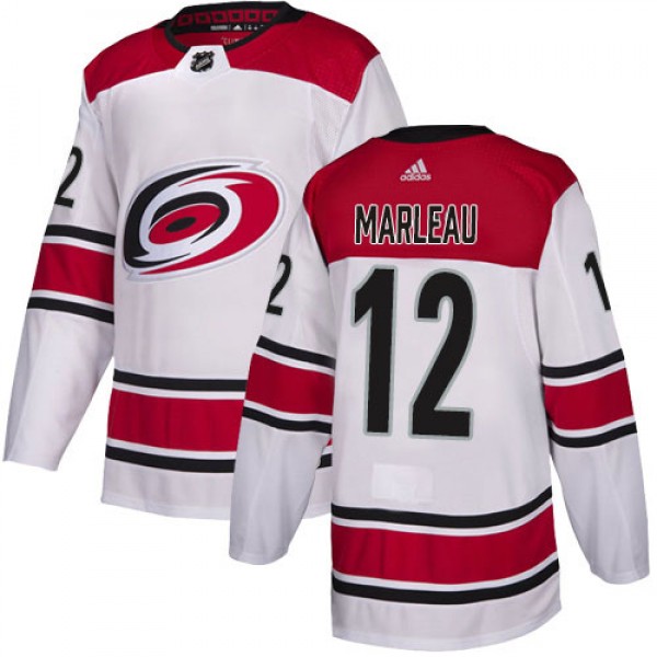 Adidas Carolina Hurricanes #12 Patrick Marleau Whi...