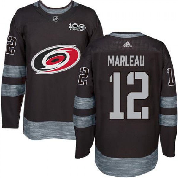 Adidas Carolina Hurricanes #12 Patrick Marleau Bla...