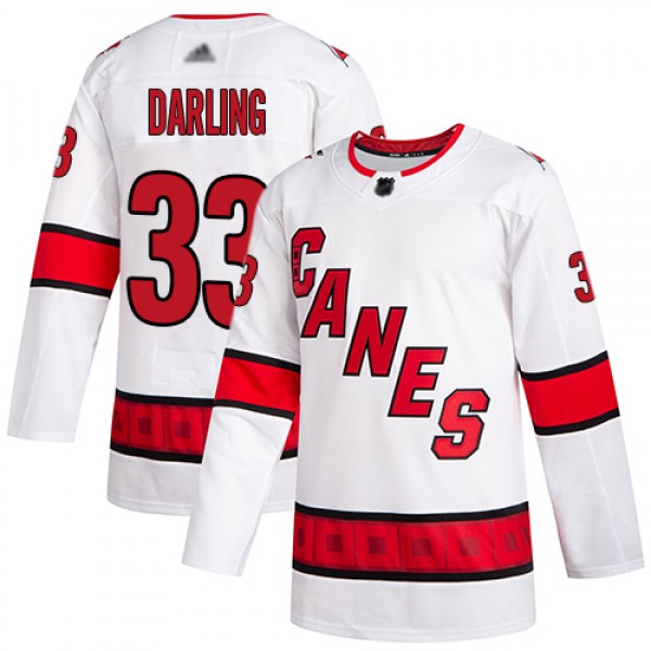 Adidas Carolina Hurricanes #33 Scott Darling White...