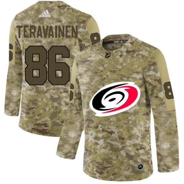 Adidas Carolina Hurricanes #86 Teuvo Teravainen Ca...