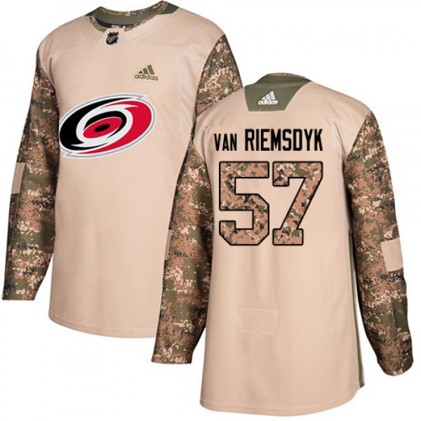 Adidas Carolina Hurricanes #57 Trevor Van Riemsdyk...