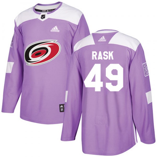 Adidas Carolina Hurricanes #49 Victor Rask Purple ...