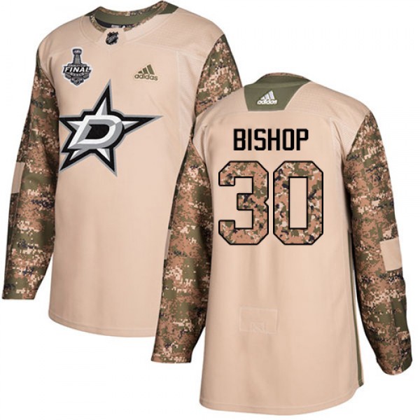 Adidas Dallas Stars #30 Ben Bishop Camo Authentic ...