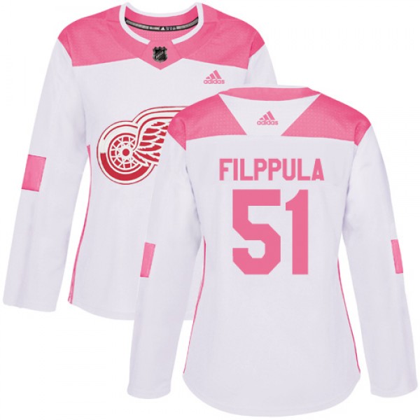 Adidas Detroit Red Wings #51 Valtteri Filppula Whi...