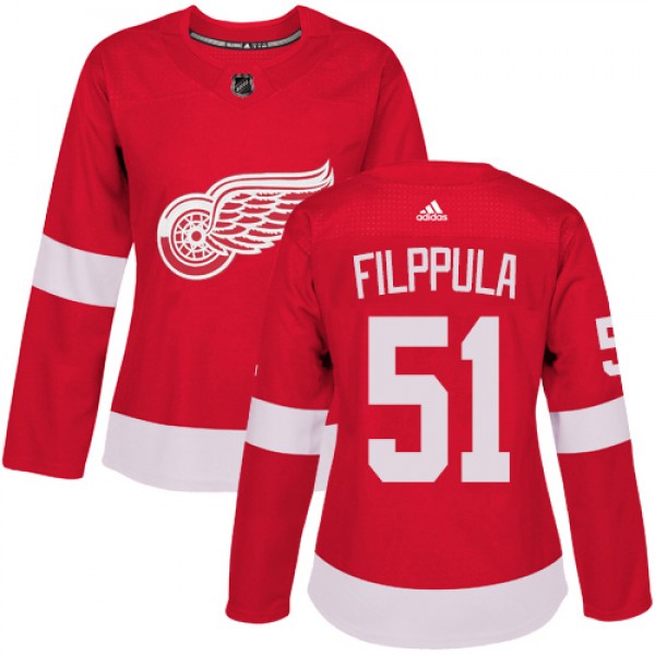 Adidas Detroit Red Wings #51 Valtteri Filppula Red...