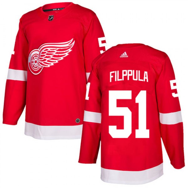 Adidas Detroit Red Wings #51 Valtteri Filppula Red...