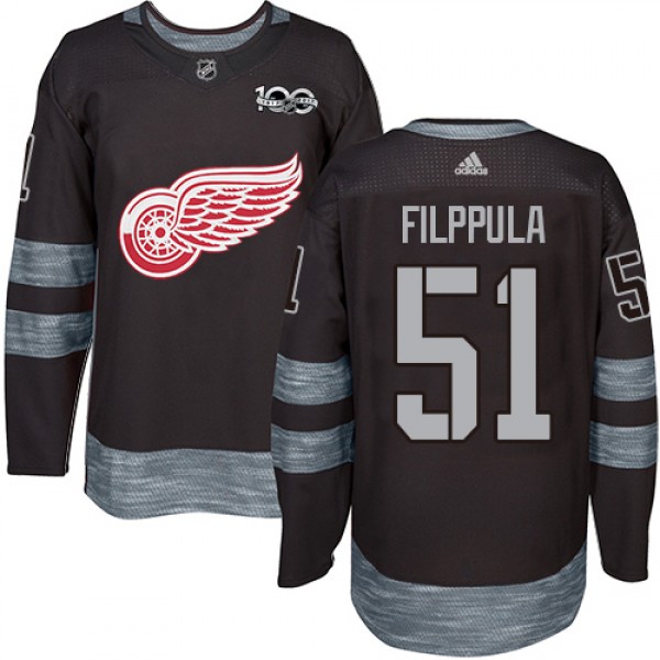 Adidas Detroit Red Wings #51 Valtteri Filppula Bla...