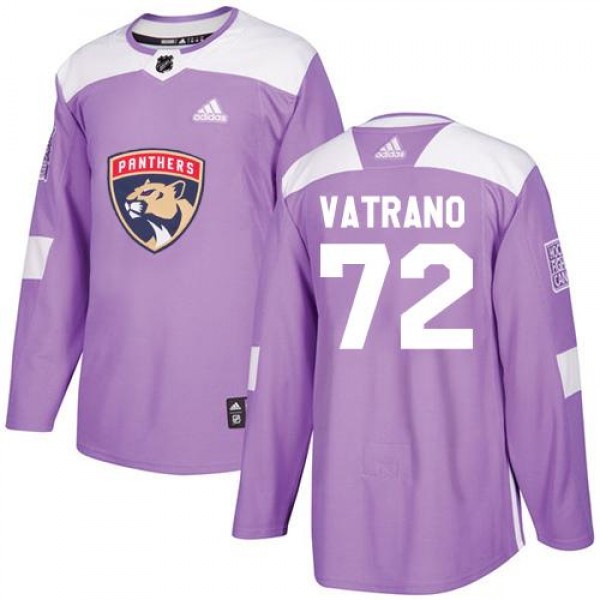 Adidas Florida Panthers #72 Frank Vatrano Purple A...