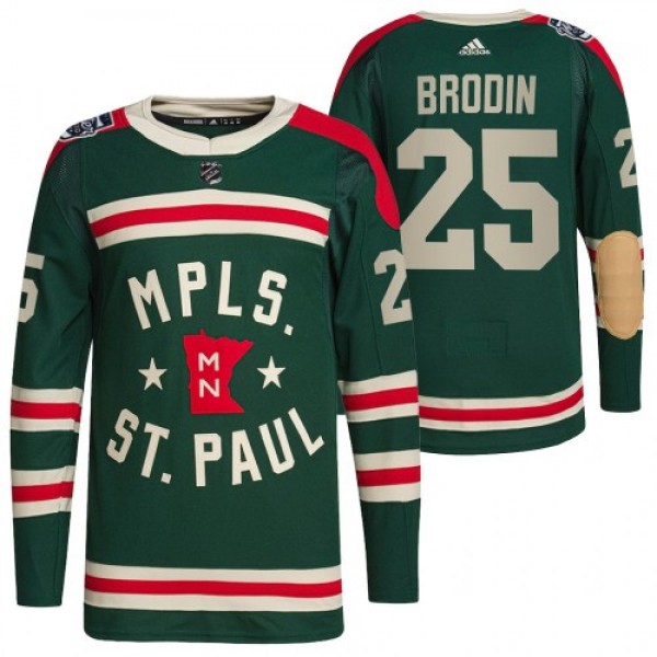 Minnesota Minnesota Wild #25 Jonas Brodin Men'...