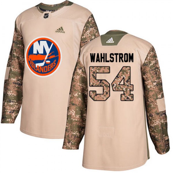 Adidas New York Islanders #54 Oliver Wahlstrom Cam...