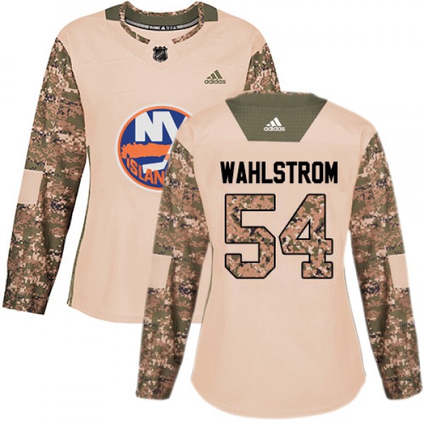 Adidas New York Islanders #54 Oliver Wahlstrom Cam...