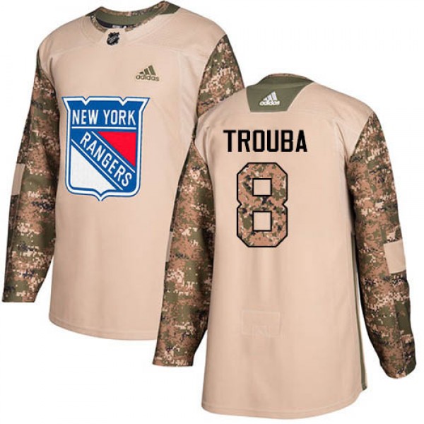 Adidas New York Rangers #8 Jacob Trouba Camo Authe...