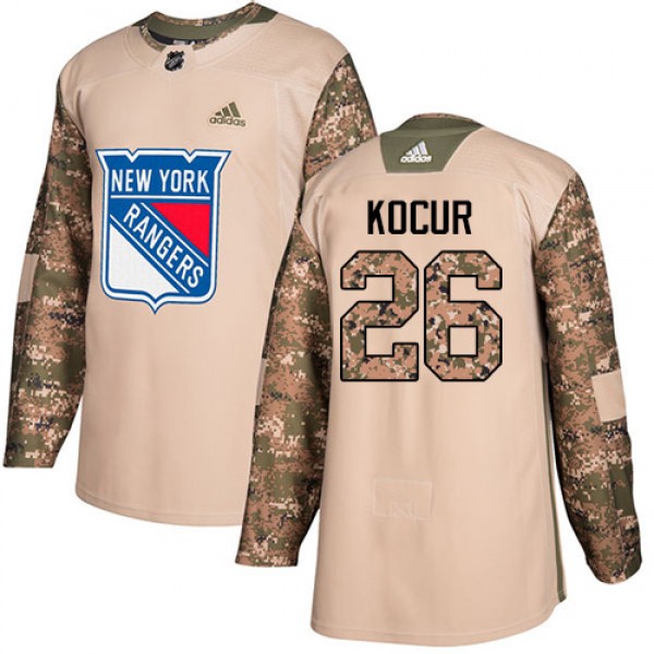 Adidas New York Rangers #26 Joe Kocur Camo Authent...