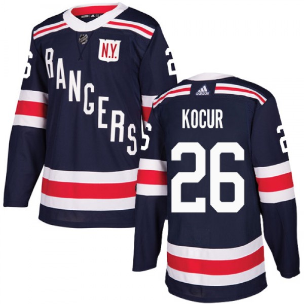 Adidas New York Rangers #26 Joe Kocur Navy Blue Au...