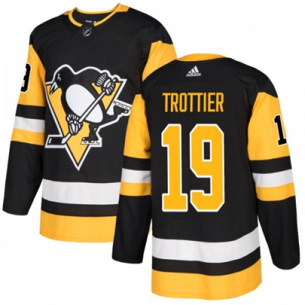 Adidas Pittsburgh Penguins #19 Bryan Trottier Blac...