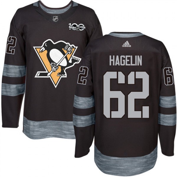 Adidas Pittsburgh Penguins #62 Carl Hagelin Black ...