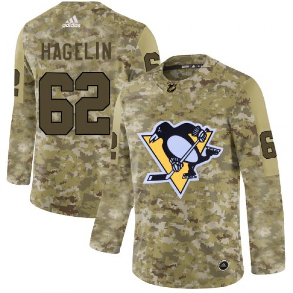 Adidas Pittsburgh Penguins #62 Carl Hagelin Camo A...