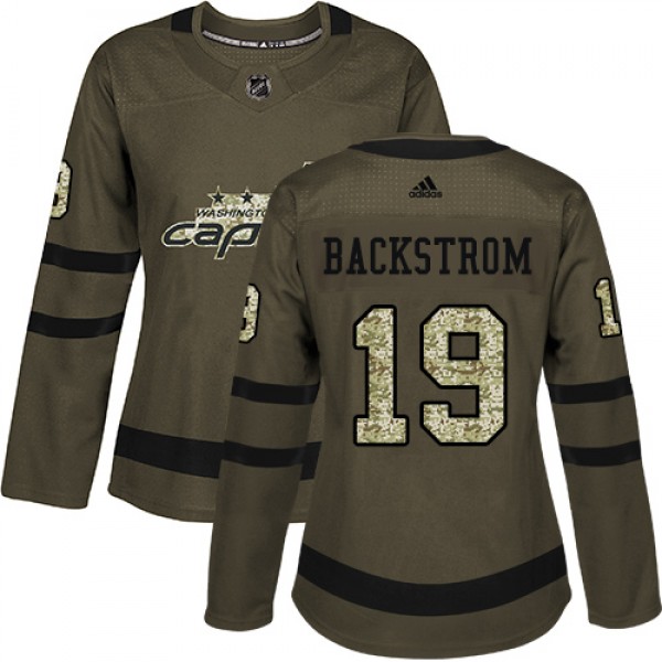 Adidas Washington Capitals #19 Nicklas Backstrom G...