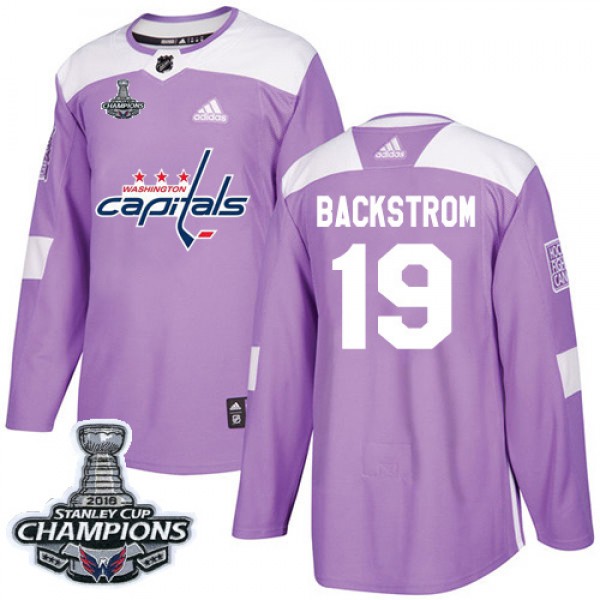 Adidas Washington Capitals #19 Nicklas Backstrom P...