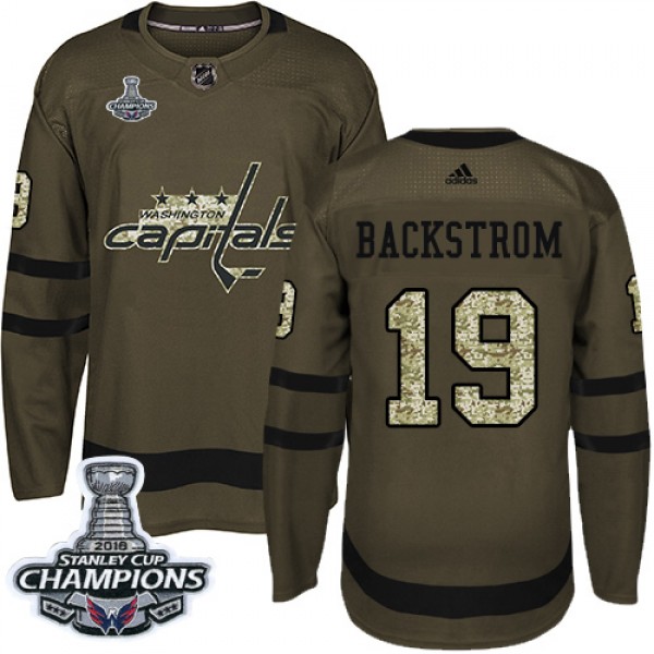 Adidas Washington Capitals #19 Nicklas Backstrom G...