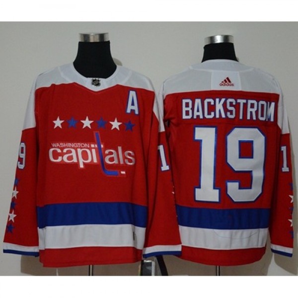 Adidas Washington Capitals #19 Nicklas Backstrom R...