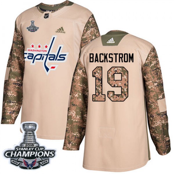 Adidas Washington Capitals #19 Nicklas Backstrom C...